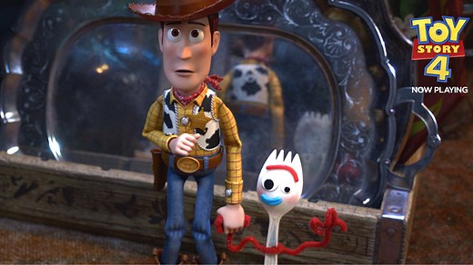 322K views · 6.2K reactions | “I’m Trash!” Watch the moment Forky meets Gabby Gabby in this brand-new clip from Toy Story 4, now playing in theaters. | Toy Story | Facebook
