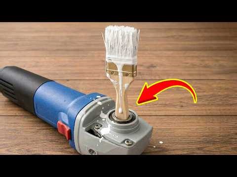 Attach a paintbrush to an angle grinder! This million-dollar work has amazed the whole world!