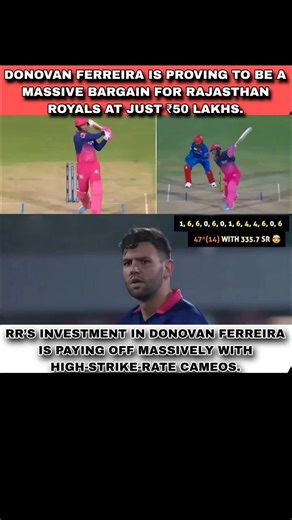 Donovan Ferreira is RR's Best Investment! 💎 #ipl #ipl2026 #trending #rcbians