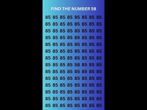 Find the number 58