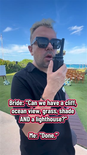 Wedding Planner Riviera Maya Tulum Cancun Los Cabos Punta Mita on Instagram: "Bride: “Can we have a cliff, ocean view, grass, shade AND a lighthouse?” Me: “Done.” #wedding #bride #love #weddingphotography #weddingdress #weddingday #weddinginspiration #photography #fashion #weddingplanner #junebugweddings #bridetobe #bridal #pridemayaweddings #weddingphotographer #weddings #groom #party #engagement #instagood #weddingideas #rivieramaya #like #wanderingweddings #makeupartist #photooftheday #weddin