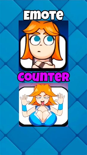 Emote Vs Counter #clashroyale #shortsfeed #shorts #viral #fyp