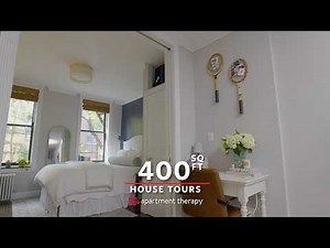This 400 Sq Ft NYC Apartment Proves Small Can Feel Spacious | House Tours | Apartment Therapy
