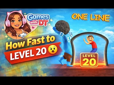 How Fast Can You Reach Level 20? | One Line Gameplay