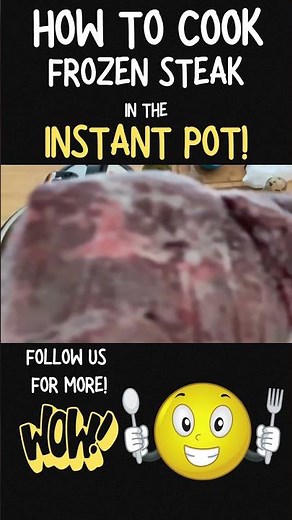 Instant Pot Frozen Steak #shorts