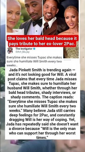 Every Time She Misses Tupac, She Humiliates Will Smith #shorts #rap #hiphop