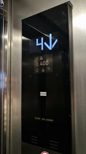 2021 KONE MonoSpace Aufzug, (erneuert) Zwangsschließung.