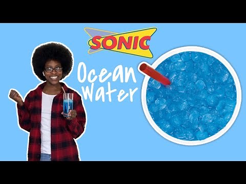 SONIC OCEAN WATER RECIPE | MAKE AT HOME!