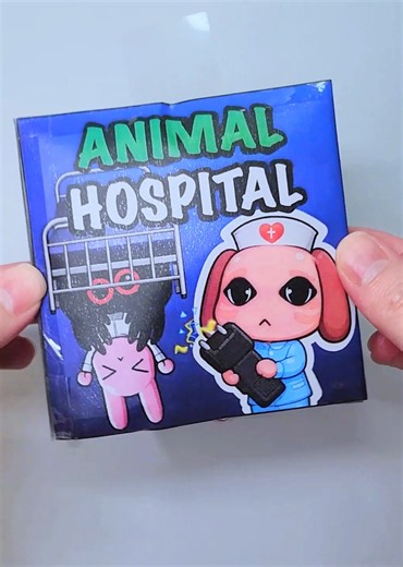 Roblox Animal Hospital Game Book Blindbag 3 로블록스 동물병원 게임북 블라인드백 #roblox #animalhospital #asmr #squishy #papercraft