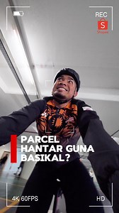 The Pocket Rocket Man: Hantar Parcel Guna Basikal Pantas