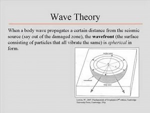 Geophysics Lecture 2 Wave Theory, refraction and reflection