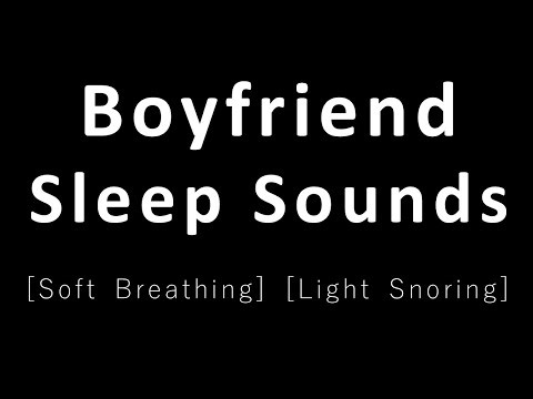 ASMR boyfriend sleeping with you sounds 0905- breathing | light snoring | sheet rustles