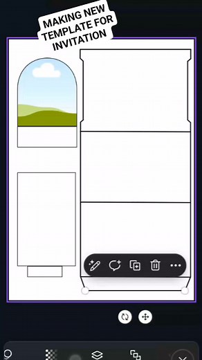 Making New Template for Invitation.... Pull In & Out Invitation, Next Project... #invitation #printingbusiness #Available #fypviralシ #highlights #follower | Carriz Craft Studio