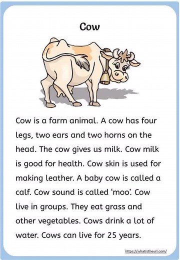 Fun English Reading for Kids: Learn about Cows and Farm Animals!