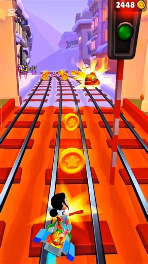 runner game walkthroughs#subwaysurfers #shorts #gaming30