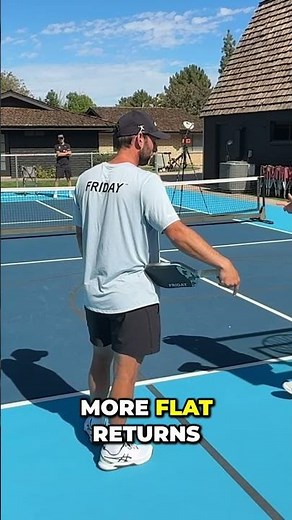 Slice vs. Topspin Returns: The Pickleball Strategy Secret! #shorts
