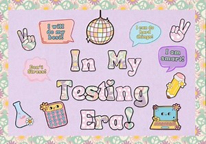 In My Testing Era Bulletin Board Set for Classroom