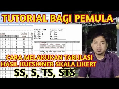How to tabulate Likert scale questionnaires SS, S, TS, STS