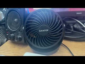 Powerful 4 inch desk fan