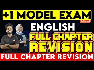 Plus One English Model Exam - Full Chapter Revision | Eduport Plus One