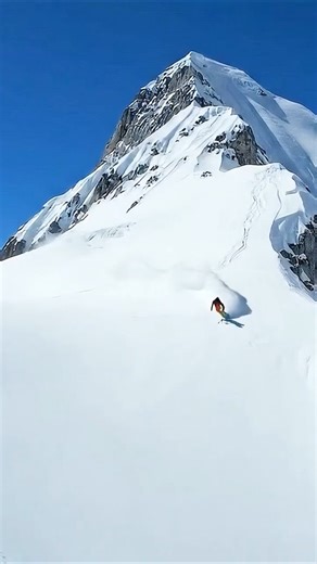 Insane Himalayan Ski Drop — No Room for Error!