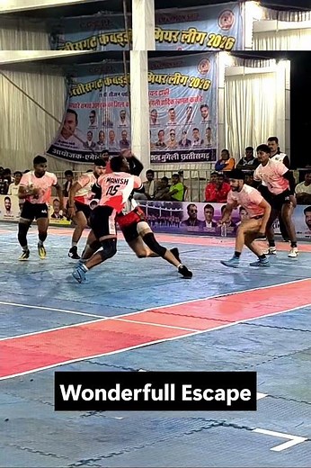 Wonderful Escape❤️#pkl #kabaddi #kabaddilover