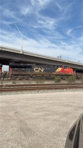 A rare Canadian visitor on this BNSF train in SoCal #bnsf #trains #trainjourney #railfan