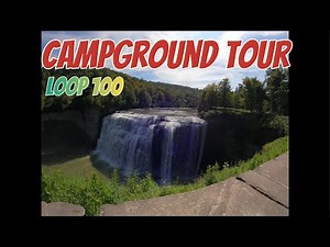 Letchworth State Park Campground Tour. Site by Bite Walkthrough.