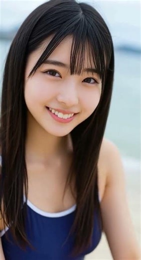 海より眩しい笑顔🏖️ 可愛すぎる水着アイドル降臨