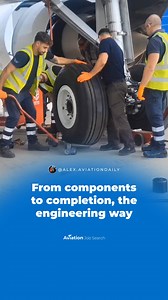 1.9K reactions · 69 shares | From components to completion, the engineering way ✈️️⚙️ Would you like to be featured on our page? Send us a message! Shared with permission from @alex.aviationdaily #Aviation #AVGeek #MRO #Engineering #AircraftMaintenance #Airbus | Aviation Job Search | Facebook