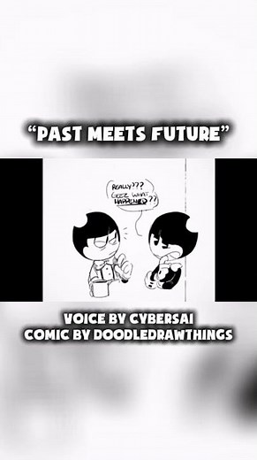 “Past meets Future” | Bendy Comic Dub #bendy #shorts #fypage