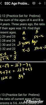 Age-Based Quantitative Aptitude Questions