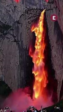 El extraordinario fenómeno de la “cascada de fuego” ilumina Yosemite