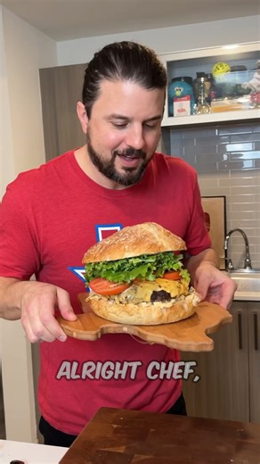 Don’t mess with Chef Rush’s burgers 🍔 #satisfying #recipes #lifehack | Kyle Istook