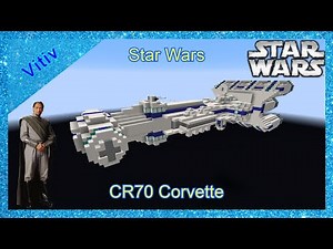 Star Wars CR70 Corvette in Minecraft - Tutorial