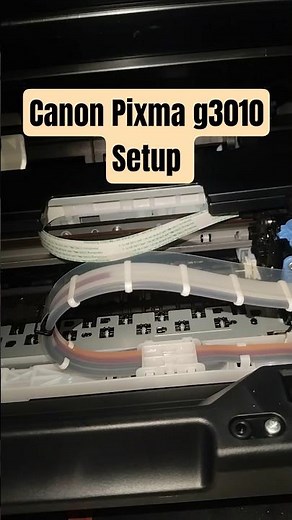1st time Setup_Canon Pixma g3010 printer setup #canon #printer #vg7272 #wifisetup