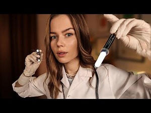 ASMR The Most Relaxing Eye Exam (Multicolor lenses, 3 Different Lights, Peripheral Vision Test)