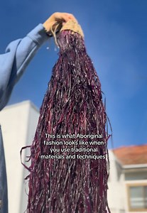 Aboriginal Fashion Made from Country: Grass, Beeswax & Kangaroo Sinew