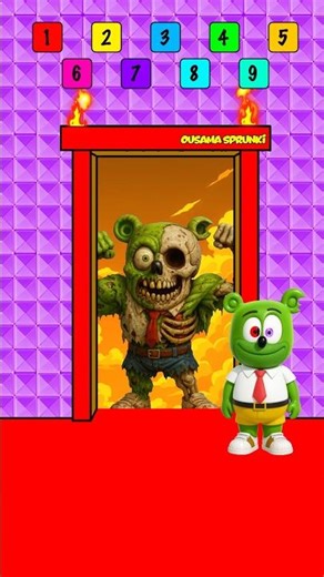 POV Block Puzzle Challenge Sprunki OC NumberBlocks: Help Gummy Bear escape From zombie