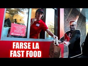 Fast Food Pranks. Farse la Drive Thru. Am furat Mancare. Experiment Social