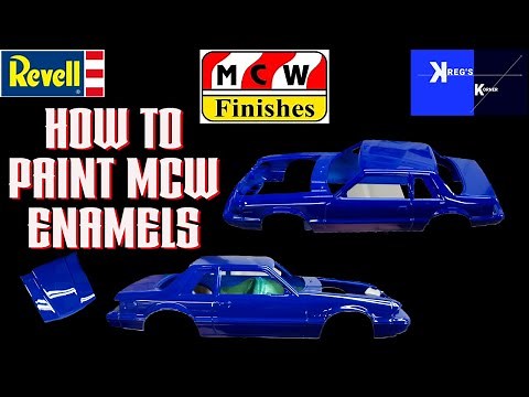 HOW I SPRAY MCW ENAMEL PAINTS..