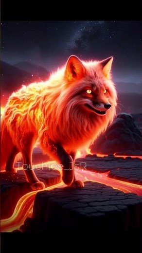 🔥➡️❄️ Flame Fox TRANSFORMS Into Ice Fox! 🦊 | Epic AI Magic #highlights #fyp #foryou #reels #latest