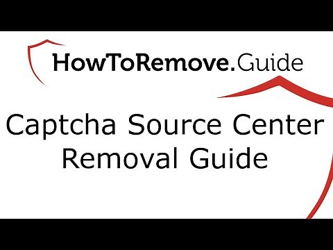 Captcha Source Center Virus Removal