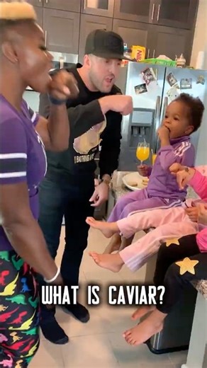 Good taste doesn’t have an age requirement. Caviar explained🫰🏾 #food #eating #tripswithtrips