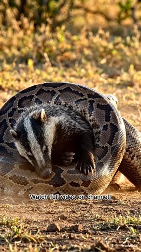 Honey Badger vs Python 😱 | Fearless Wins! 🐍