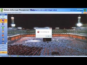 Mengatasi eror is not a valid integer value di simkah