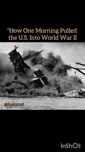 How One Morning Pulled the U.S. Into World War II, #history #historia #historyfacts #facts
