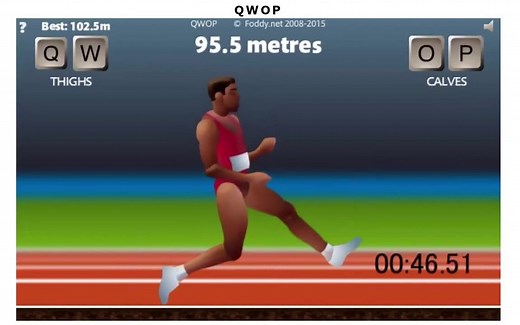 又一神人打破QWOP百米世界记录：48.34秒！