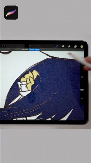 【Procreate】色塗りが劇的に早くなる方法 #Shorts