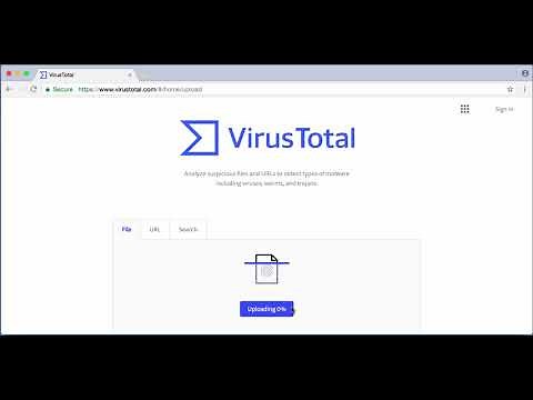 VirusTotal Upload